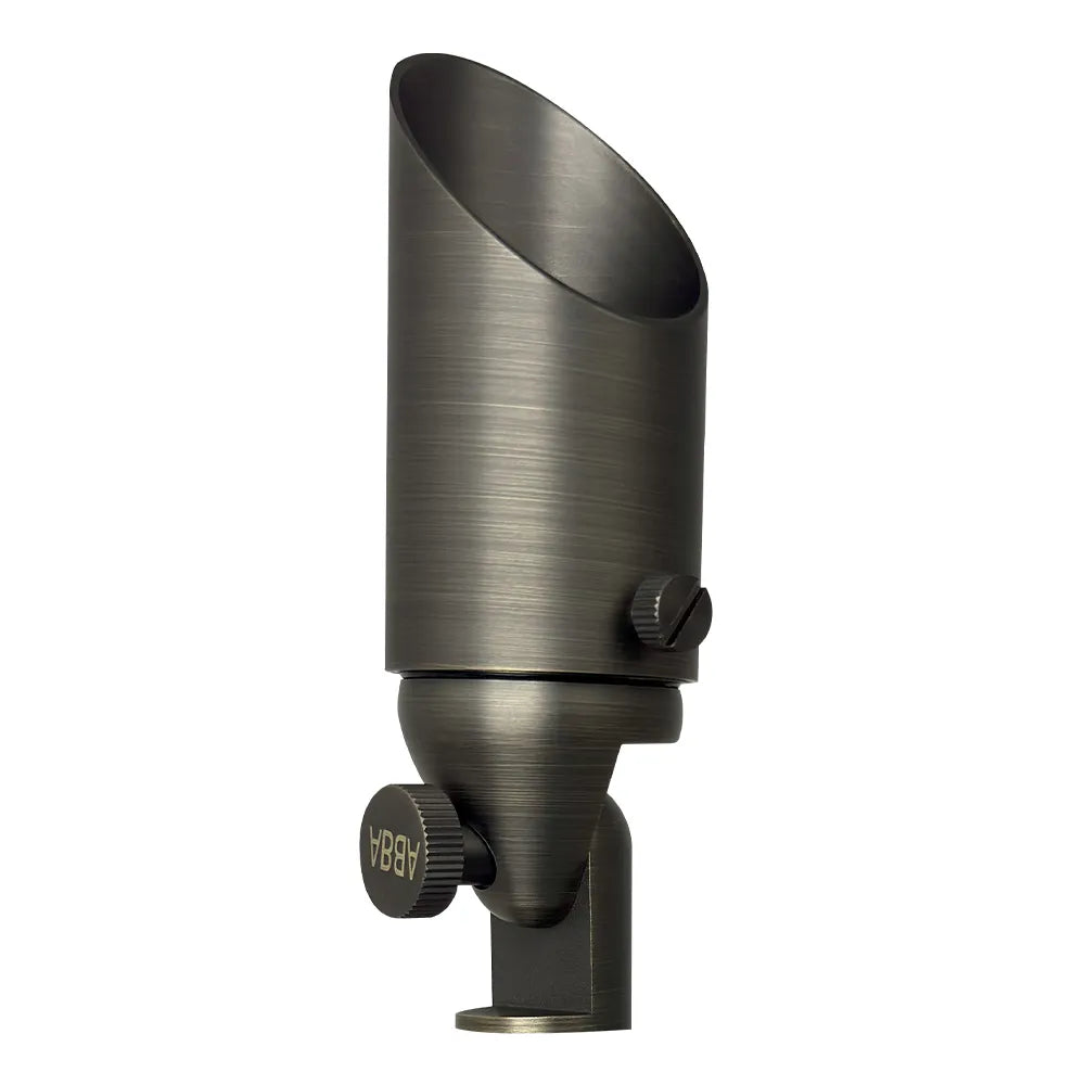 SPB10 Cast Brass Spotlight | 8W 3000K Warm White Integrated LED 12V Low Voltage Landscape Light