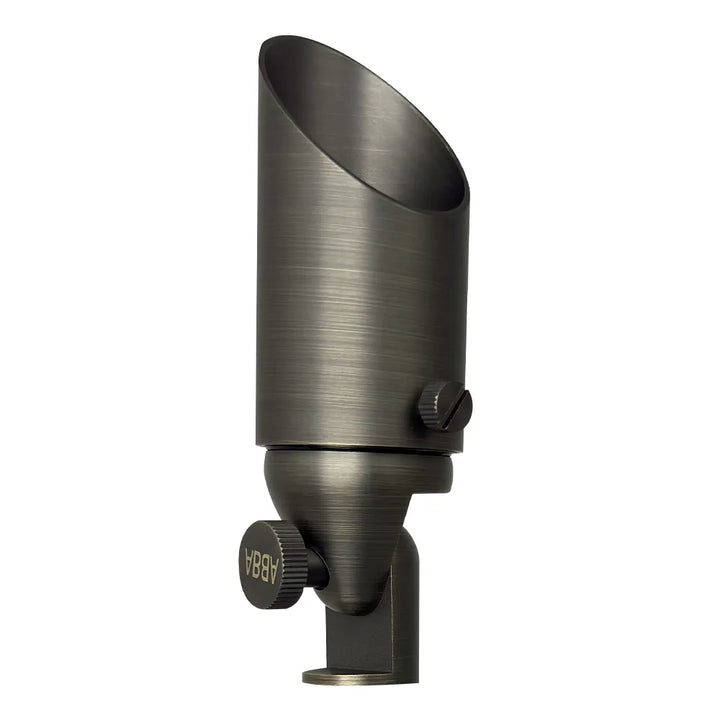 SPB10 Cast Brass Spotlight | 8W 3000K Warm White Integrated LED 12V Low Voltage Landscape Light
