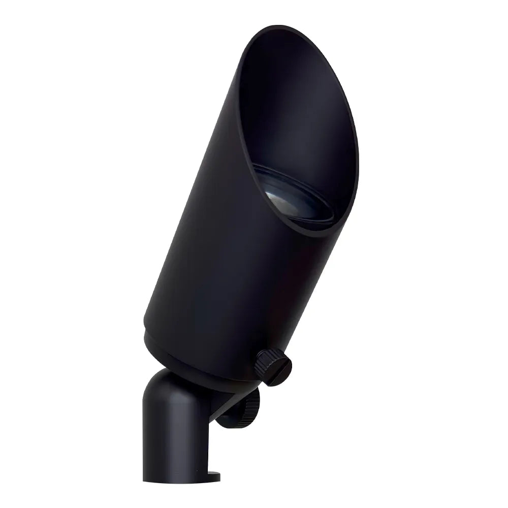 SPB10 Cast Brass Spotlight | 8W 3000K Warm White Integrated LED 12V Low Voltage Landscape Light