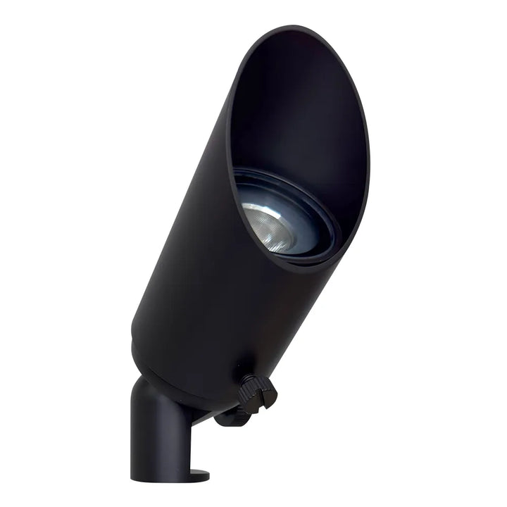 SPB10 Cast Brass Spotlight | 8W 3000K Warm White Integrated LED 12V Low Voltage Landscape Light