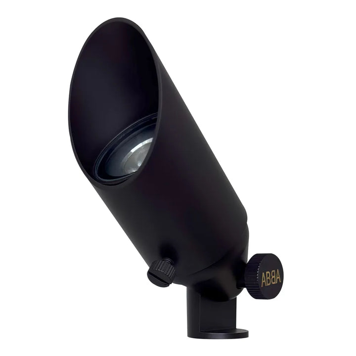 SPB10 Cast Brass Spotlight | 8W 3000K Warm White Integrated LED 12V Low Voltage Landscape Light