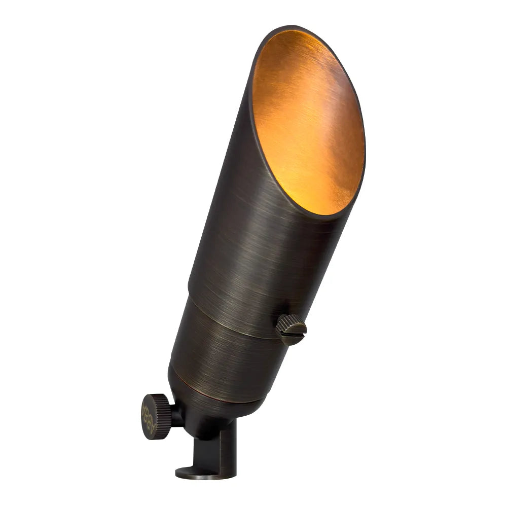 Outdoor Landscape Lighting LED 12V Low Voltage SPB11 4x/8x/12x Package 12V Low Voltage Small Directional Bullet Light Outdoor Landscape Brass Spotlight With 2.5W 3000K Bulb