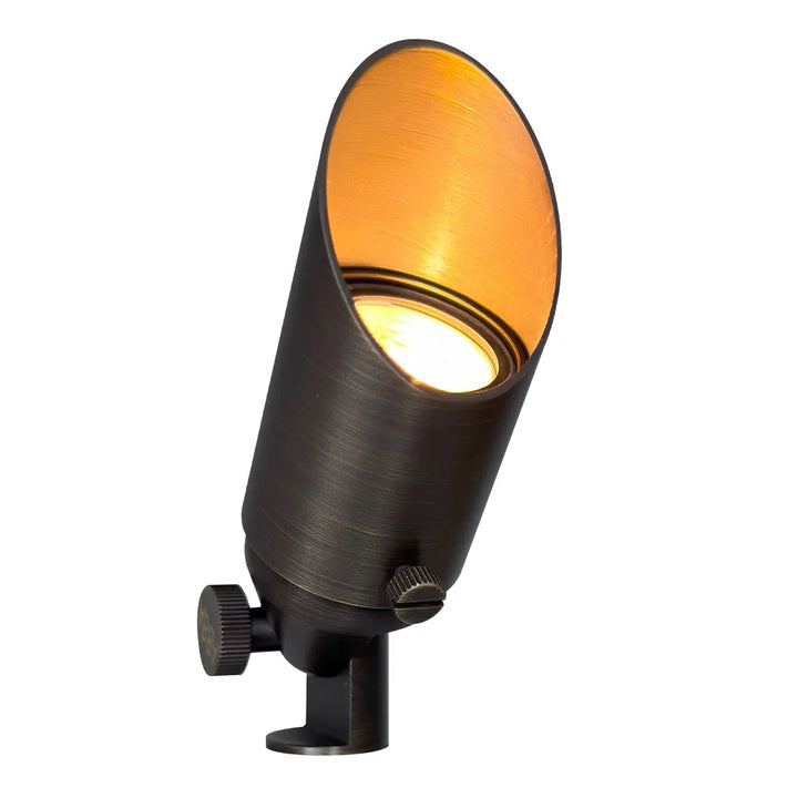 SPB11 Cast Brass Spotlight | Lamp Ready 12V Low Voltage Landscape Light