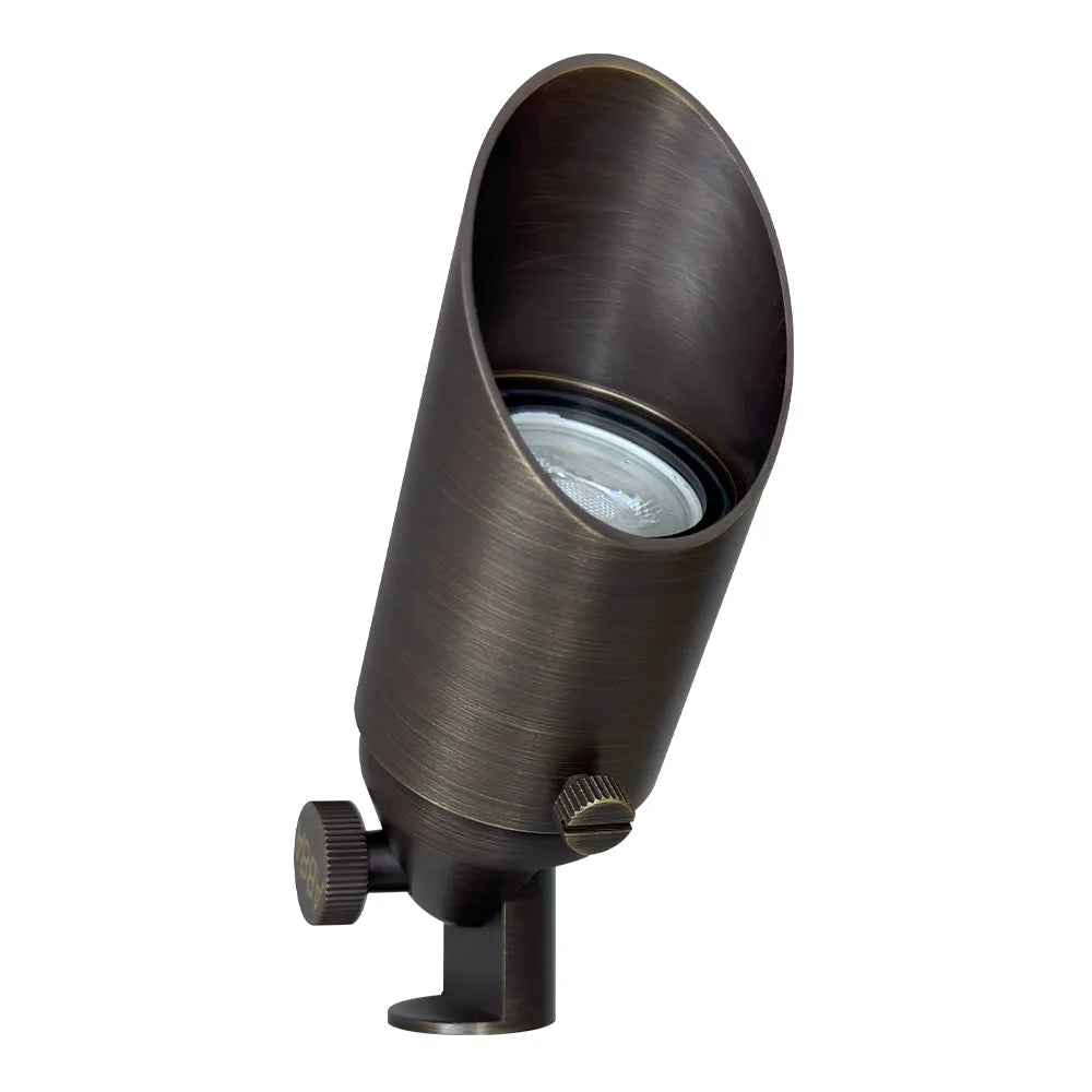 SPB11 Cast Brass Spotlight | Lamp Ready 12V Low Voltage Landscape Light