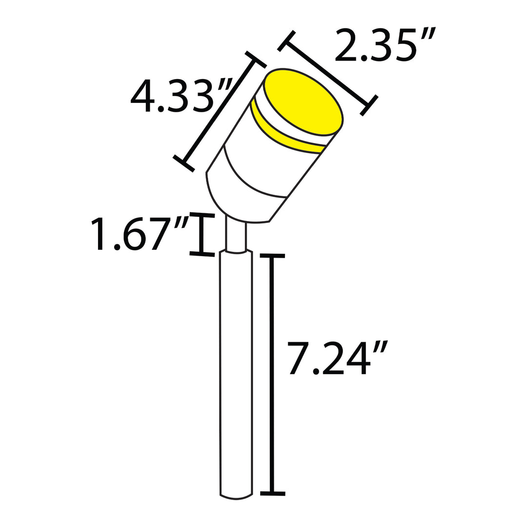 SPS03 Stainless Steel Spot Light | Lamp Ready Low Voltage Landscape Light
