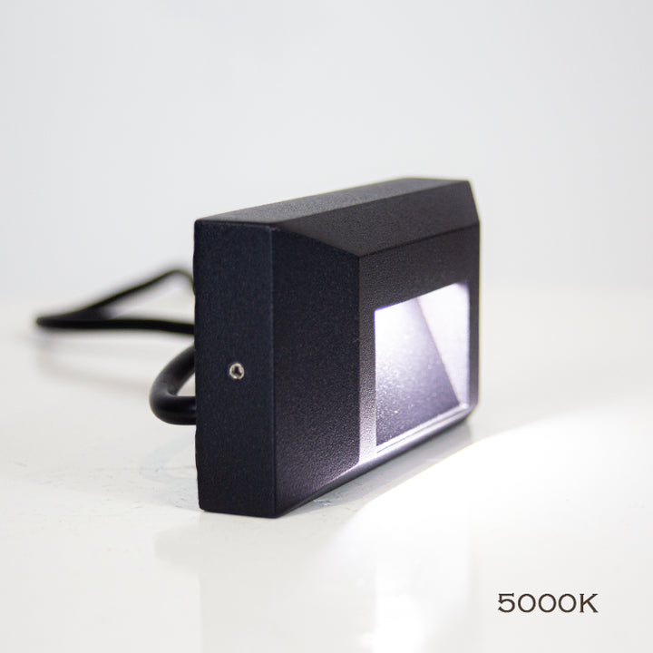 STA03 4W Luz de plataforma o paso rectangular de aluminio fundido de bajo voltaje para montaje en superficie LED