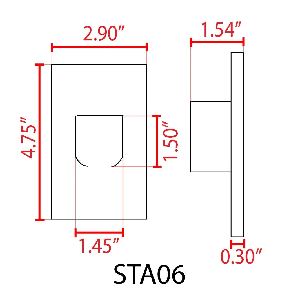 Outdoor Landscape Lighting LED 12V Low Voltage STA06 Cast Aluminum Step Light | 3.5W 3000K Warm White Integrated LED 12V Low Voltage Landscape Light