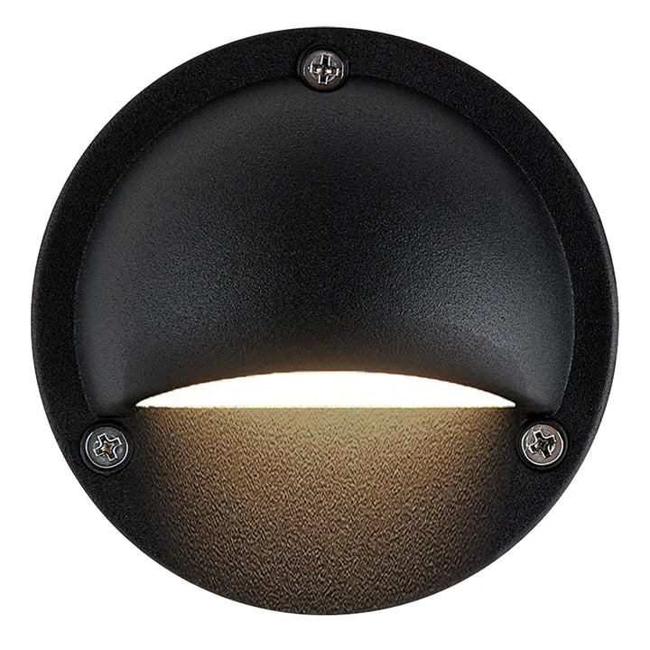 STA09 4x/8x/12x Package LED Round Aluminum Deck Light Surface Mount 12V Low Voltage Landscape Lighting with 3W 3000K Bulbs