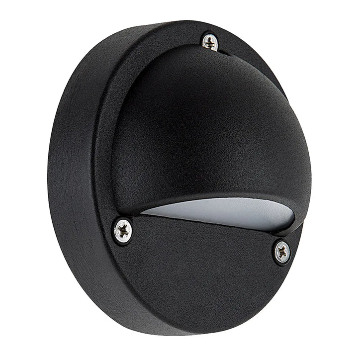 STA09 4x/8x/12x Package LED Round Aluminum Deck Light Surface Mount 12V Low Voltage Landscape Lighting with 3W 3000K Bulbs