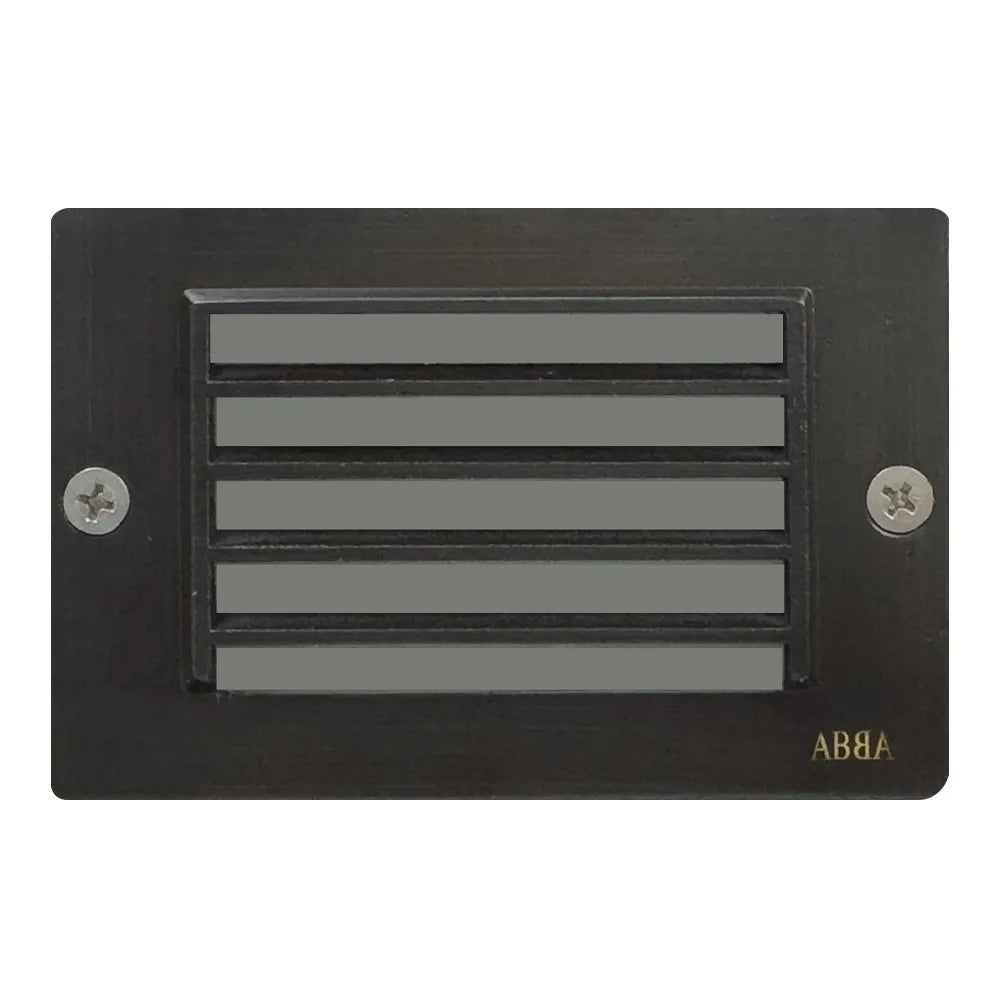 STB02 Cast Brass Step Light | Lamp Ready 12V Low Voltage Landscape Light