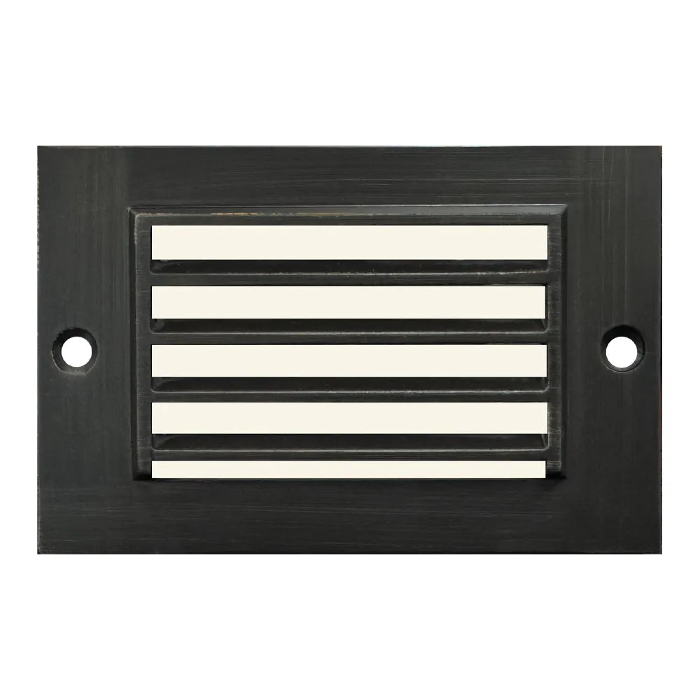 STB07 4x/8x/12x Package 2W LED Surface Mounted Horizontal Outdoor & Indoor Brass Step Light 12V Low Voltage