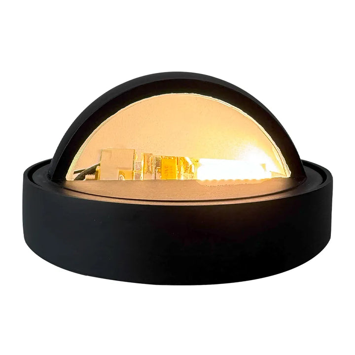 STB09 4x/8x/12x Package LED Brass Round Deck Light Surface Mount 12V Low Voltage Landscape Lighting 3W 3000K Bulb