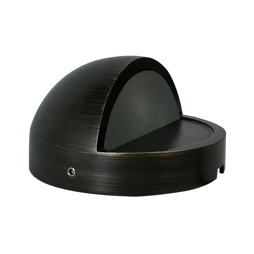 STB09 Cast Brass Deck Light | Lamp Ready Low Voltage Landscape Light