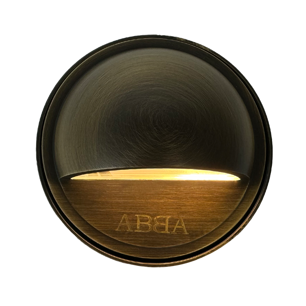 STB09 Cast Brass Deck Light | Lamp Ready Low Voltage Landscape Light
