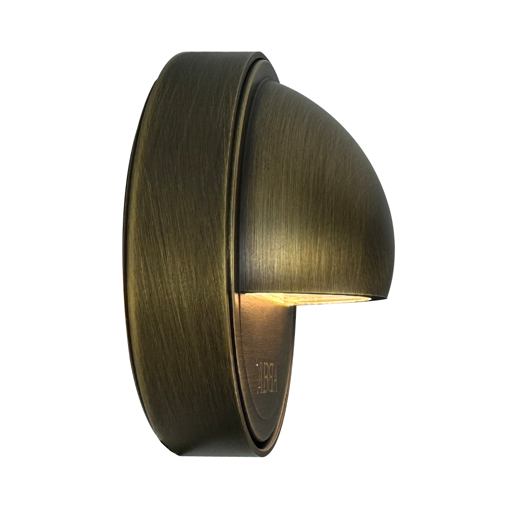 STB09 Cast Brass Deck Light | Lamp Ready Low Voltage Landscape Light