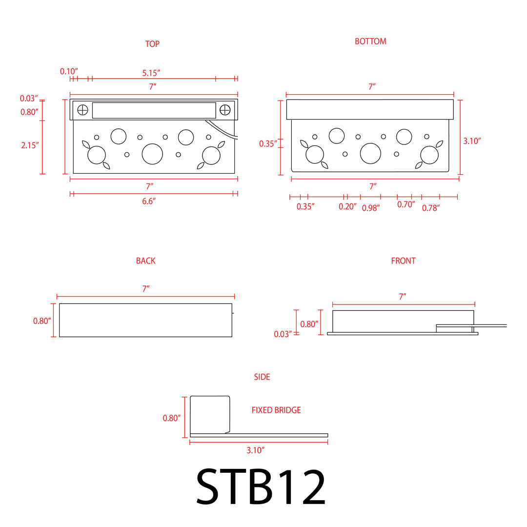STB12 4x/8x/12x Package Brass LED Retaining Wall Light 12V Low Voltage Hardscape Paver Lighting 3000K or 5000K