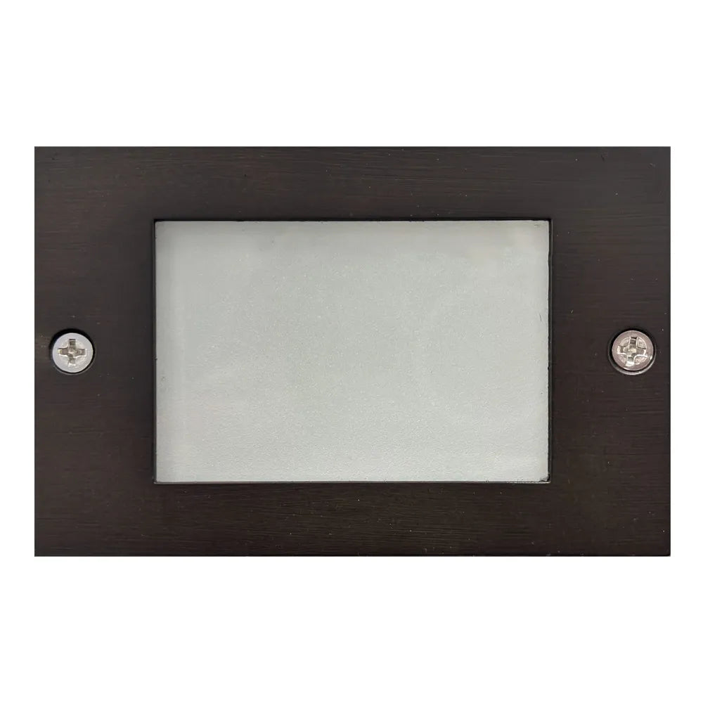 STB15 4x/8x/12x Package Horizontal Waterproof LED Brass Brick Lights Outdoor Edge Step Light 12V Low Voltage 3W 3000K Bulb