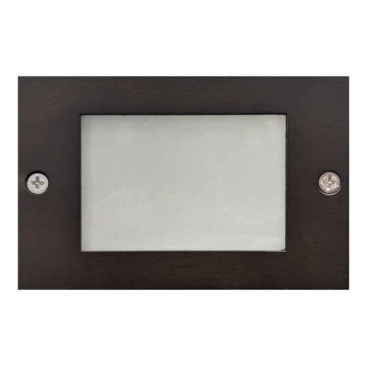 STB15 4x/8x/12x Package Horizontal Waterproof LED Brass Brick Lights Outdoor Edge Step Light 12V Low Voltage 3W 3000K Bulb