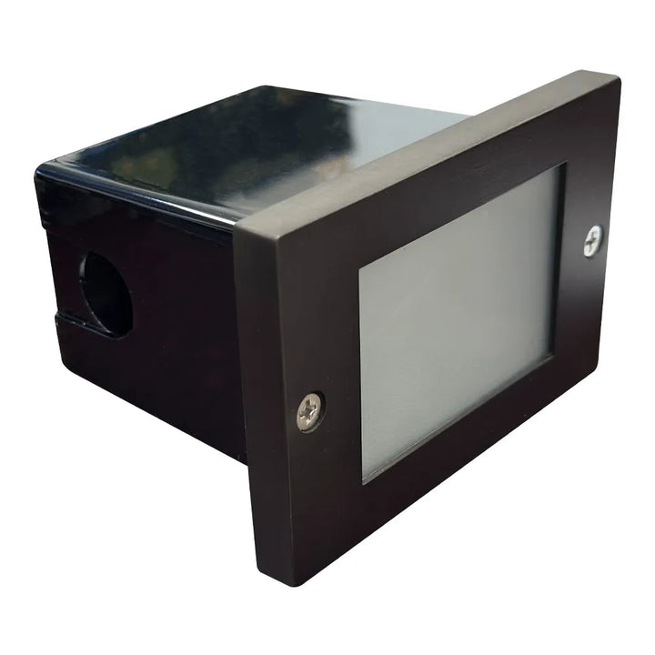 STB15 Cast Brass Step Light | Lamp Ready 12V Low Voltage Landscape Light