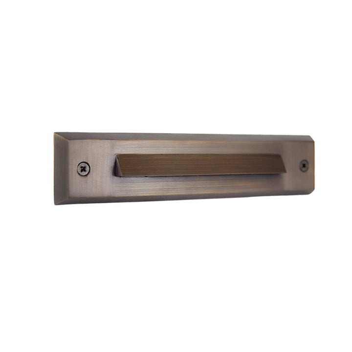 STB16 4x/8x/12x Package 2W LED Cast Brass Surface Mounted Slim Horizontal Outdoor & Indoor Step Light