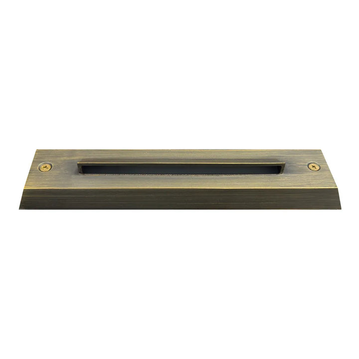 STB16 4x/8x/12x Package 2W LED Cast Brass 12V Low Voltage Surface Mounted Slim Horizontal Outdoor & Indoor Step Light