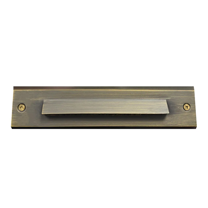 STB16 4x/8x/12x Package 2W LED Cast Brass 12V Low Voltage Surface Mounted Slim Horizontal Outdoor & Indoor Step Light
