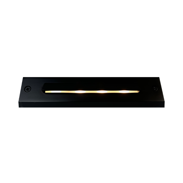 STB16 2W LED Cast Brass Surface Mounted Slim Horizontal Outdoor & Indoor Step Light