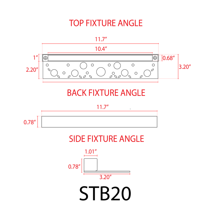 STB20 4x/8x/12x Package Brass Cast Brass Hardscape Light | 4W 12" Integrated LED 3000K Low Voltage Landscape Light