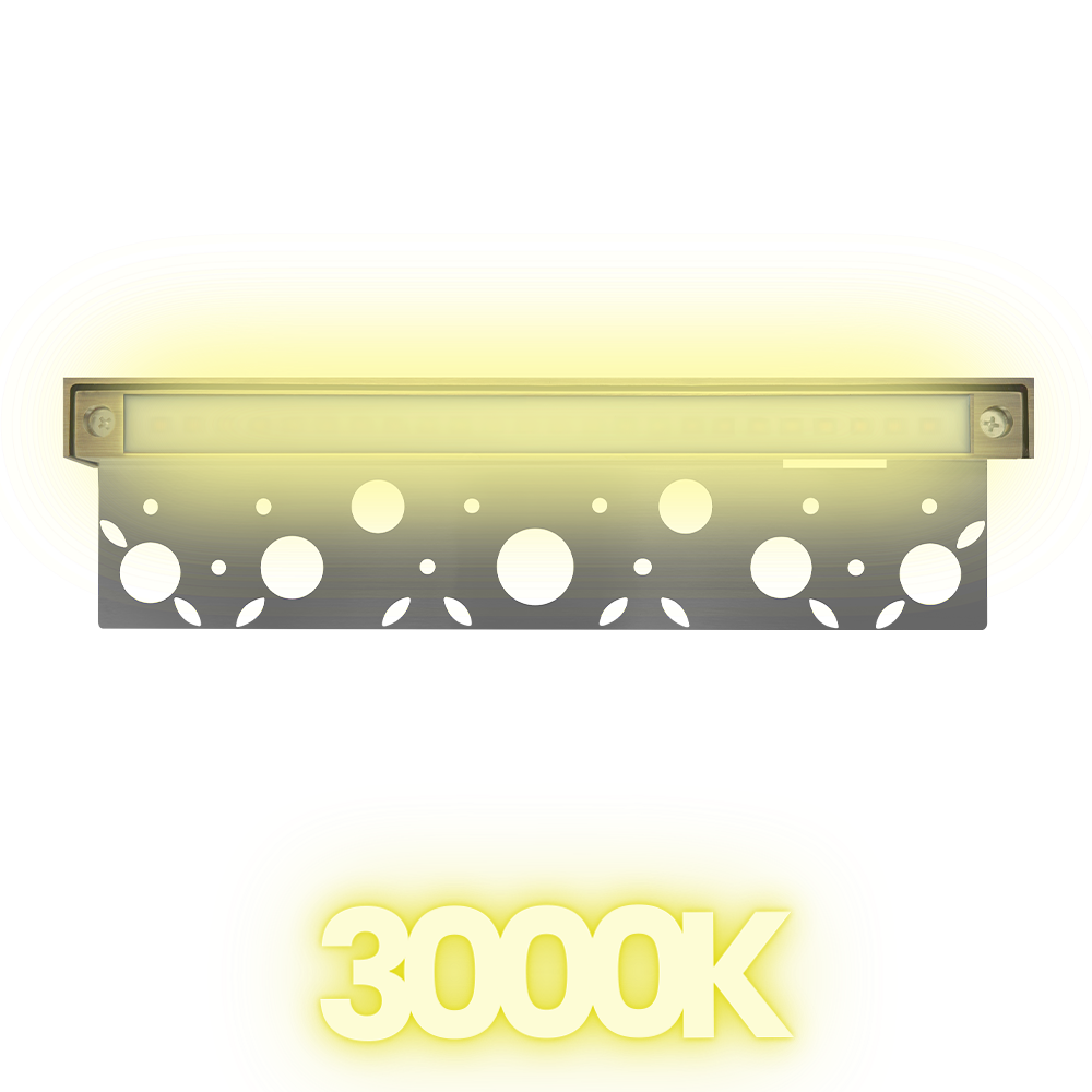 STB20 4x/8x/12x Package Brass Cast Brass Hardscape Light | 4W 12" Integrated LED 3000K Low Voltage Landscape Light
