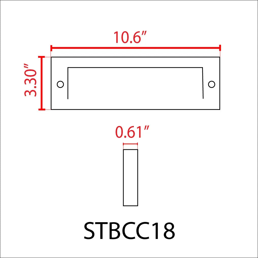Outdoor Landscape Lighting LED 12V Low Voltage STBCC18 4x/8x/12x Package 3CCT 3W LED Cast Brass Outdoor Horizontal Modern Step Light 12V Low Voltage Lighting