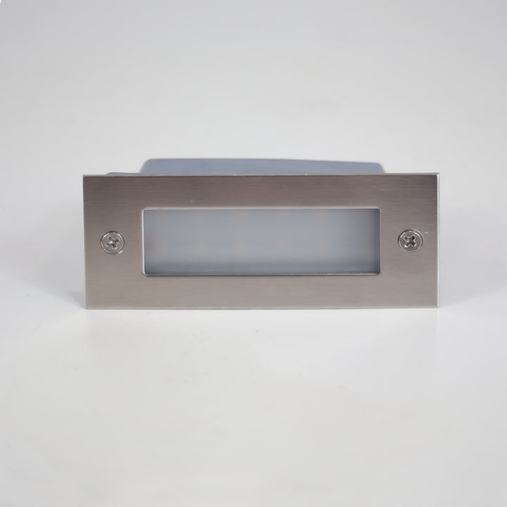 STS02 Stainless Steel Step Light | 3W 3000K Warm White Integrated LED Low Voltage Landscape Light
