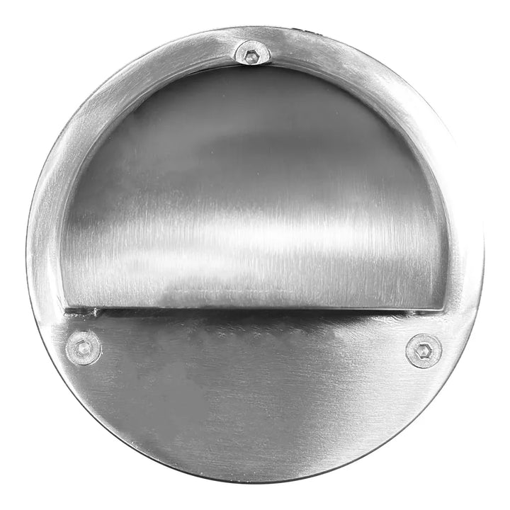 Outdoor Landscape Lighting LED 12V Low Voltage STS09 4x/8x/12x Package LED Round Stainless Steel Deck Light Surface Mount 12V Low Voltage Landscape Lighting 3W 3000K Bulb