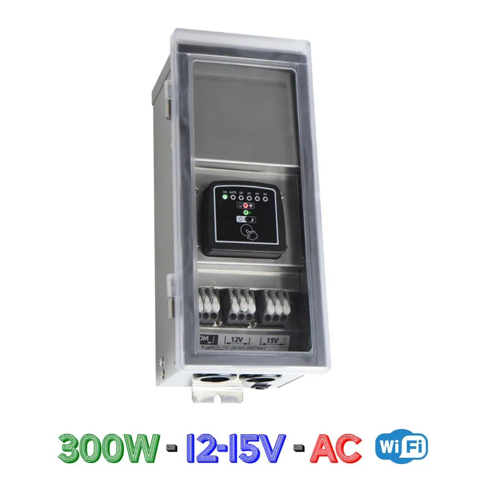 STSW300 AC 300W Smart WI-FI Stainless Steel Transformer | Low Voltage Power Supply