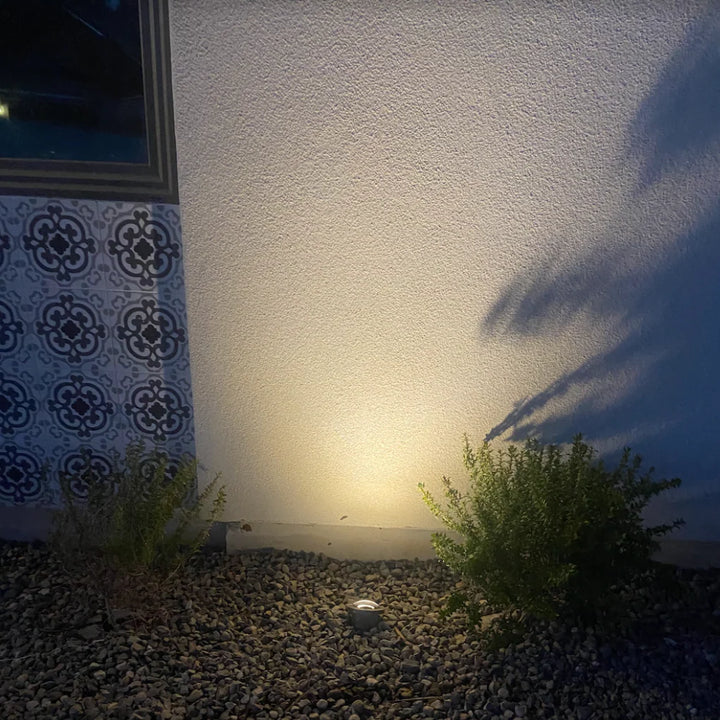 UNBP1 Tulay Brass In-Ground Well Light Grill Face Low Voltage Landscape Lighting