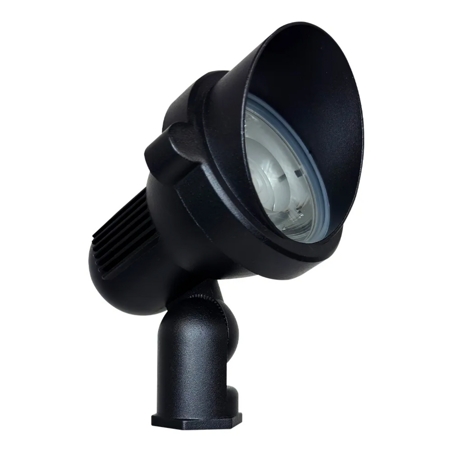 Outdoor Landscape Lighting LED 12V Low Voltage CD85 Cast Aluminum Spotlight | 10W 3000K Warm White Integrated LED 12V Low Voltage Landscape Light