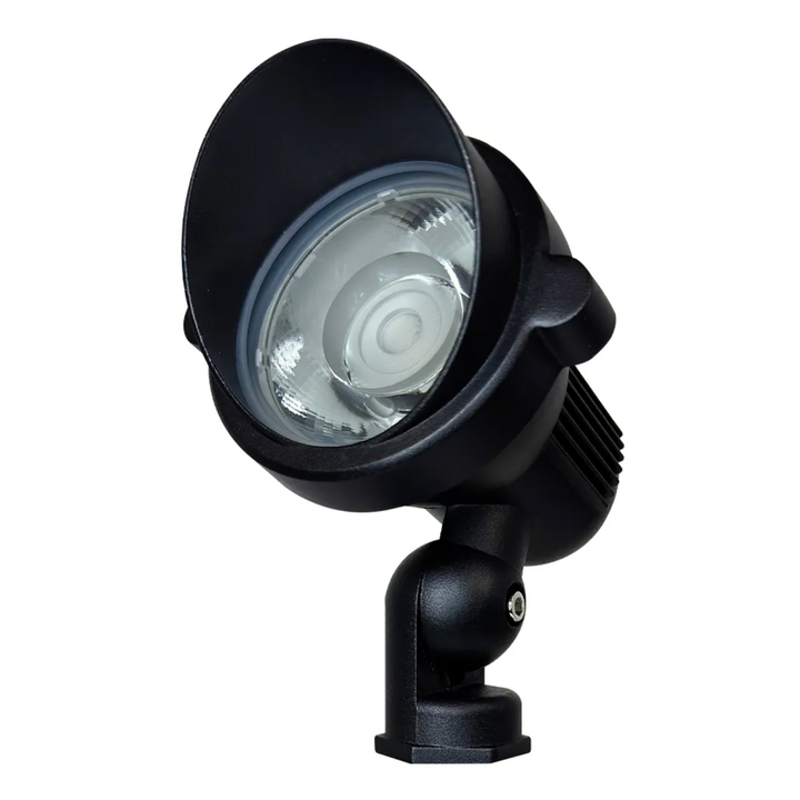 CD85 Cast Aluminum Spotlight | 10W 3000K Warm White Integrated LED 12V Low Voltage Landscape Light
