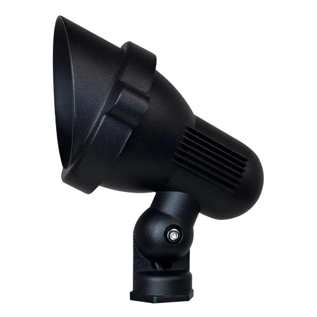 CD85 Cast Aluminum Spotlight | 10W 3000K Warm White Integrated LED 12V Low Voltage Landscape Light
