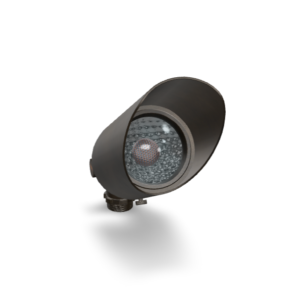 SPB04 Cast Brass Spotlight | Lamp Ready 12V Low Voltage Landscape Light