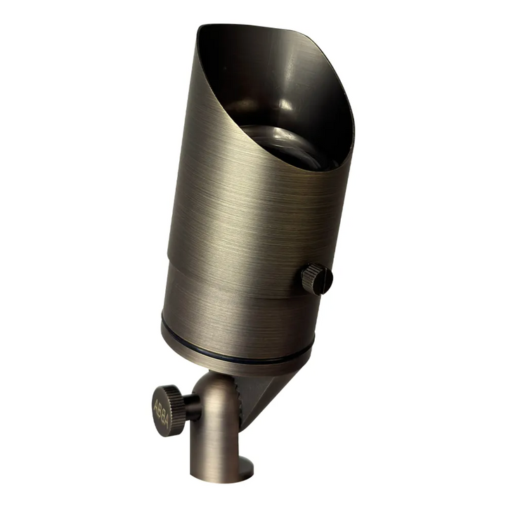 SPB05 Cast Brass Spotlight | Lamp Ready 12V Low Voltage Landscape Light