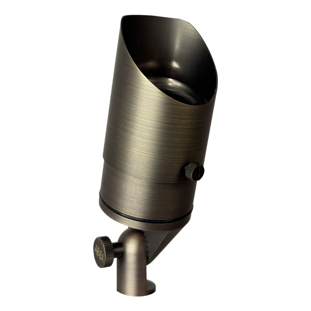 SPB05 Cast Brass Spotlight | Lamp Ready 12V Low Voltage Landscape Light