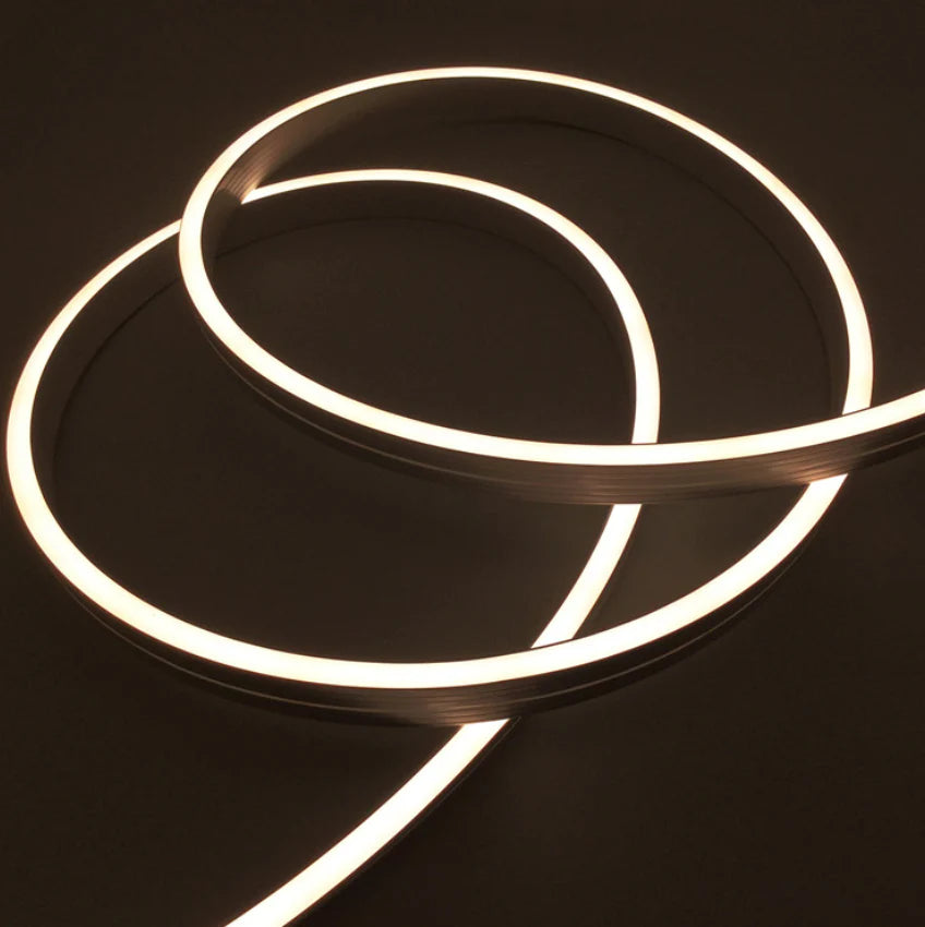Outdoor Landscape Lighting LED 12V Low Voltage SLN04 Dotless COB LED Neon Side Flex Strip Light 3.05W/ft 16.4'x 0.47"x 0.23" AC12V IP67 16.4ft