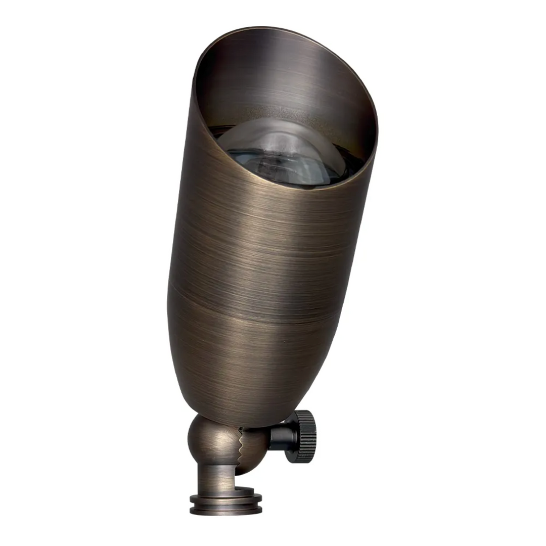 SPB14 12V Low Voltage LED Outdoor Landscape Cast Brass Spotlight