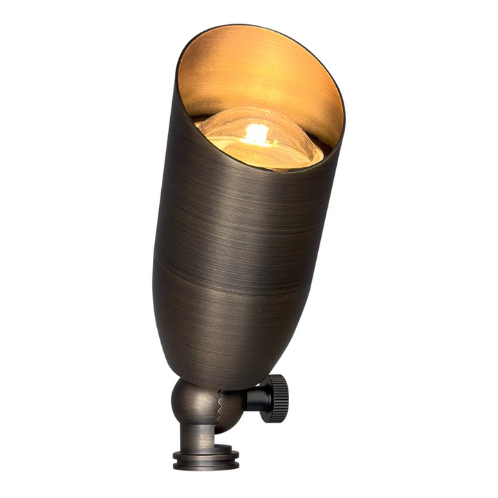 SPB14 12V Low Voltage LED Outdoor Landscape Cast Brass Spotlight