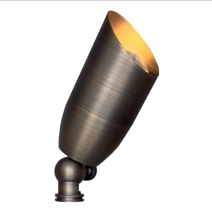 SPB14 12V Low Voltage LED Outdoor Landscape Cast Brass Spotlight