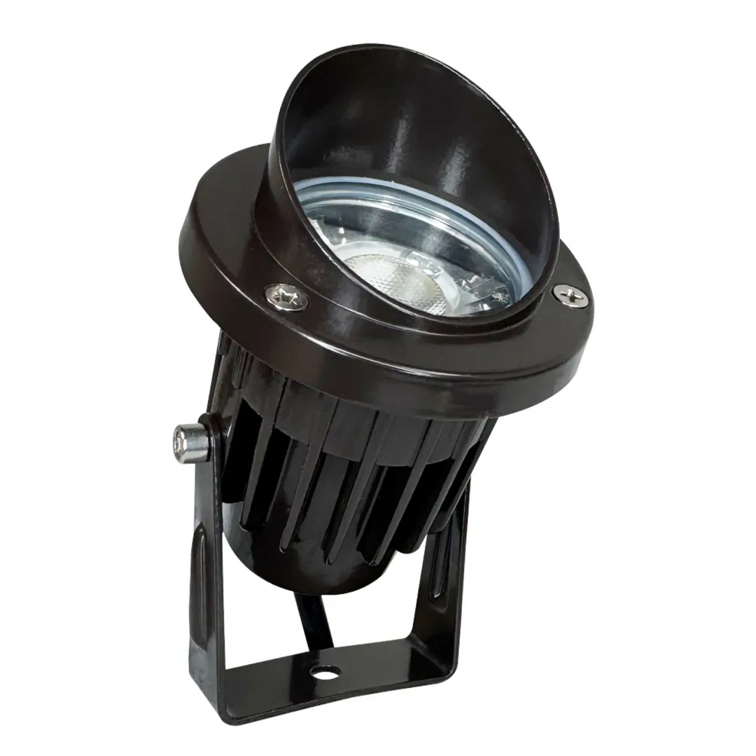 CD75 Cast Aluminum Spotlight | 7W Integrated LED 12V Low Voltage Landscape Light