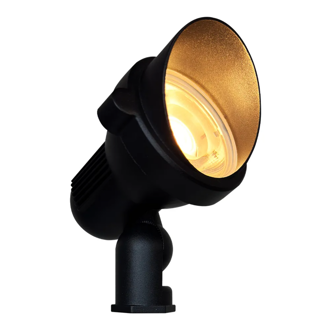 CD85 Cast Aluminum Spotlight | 10W 3000K Warm White Integrated LED 12V Low Voltage Landscape Light