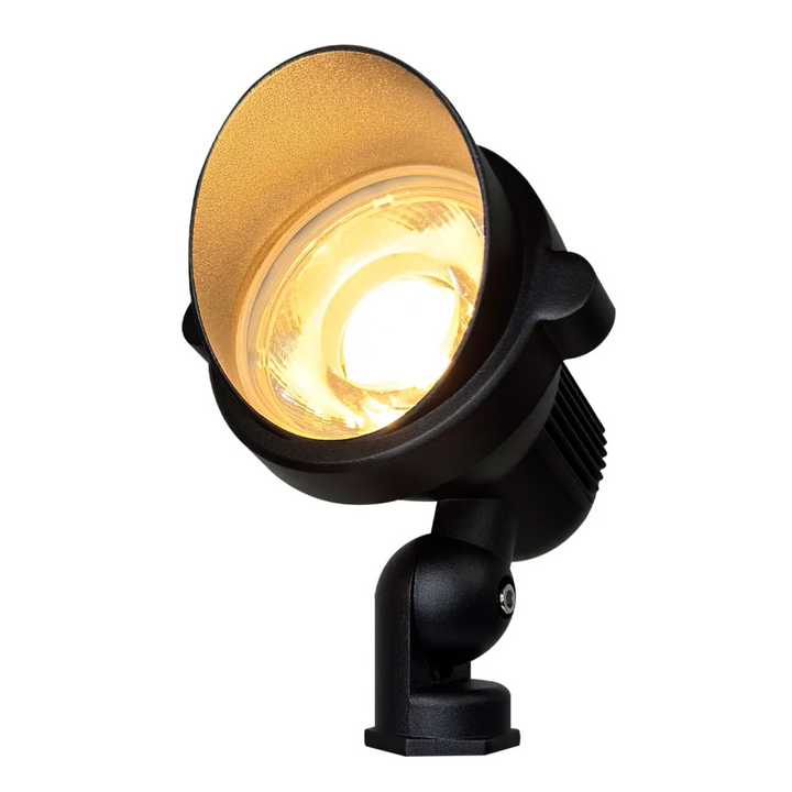 CD85 Cast Aluminum Spotlight | 10W 3000K Warm White Integrated LED 12V Low Voltage Landscape Light