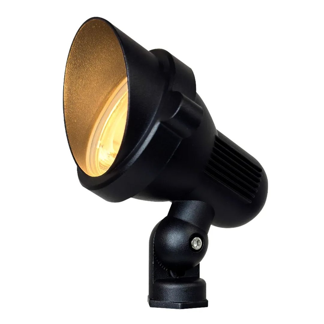 CD85 Cast Aluminum Spotlight | 10W 3000K Warm White Integrated LED 12V Low Voltage Landscape Light