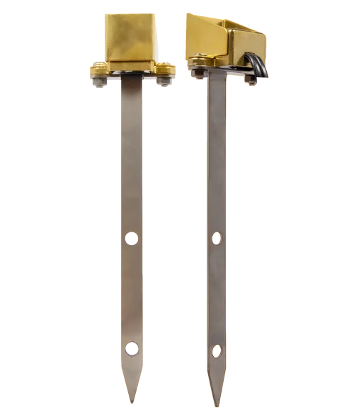 Brilliance Mini Beam with Stake and Shield Brass Low Voltage Directional LED Light IP68 Waterproof