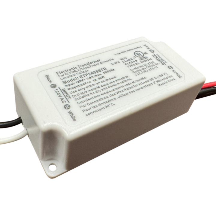 TSDCS96 – 24V DC 96W Transformer for LED Strip, Module and Tape Lights Residential Commercial